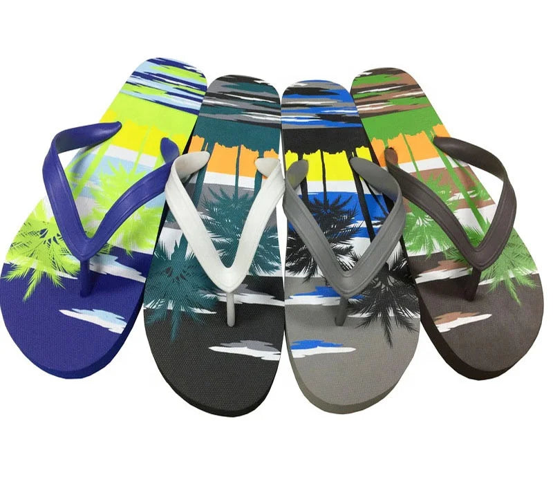 Slipper Casual With Solid Color or Printed Design Men's Shoes